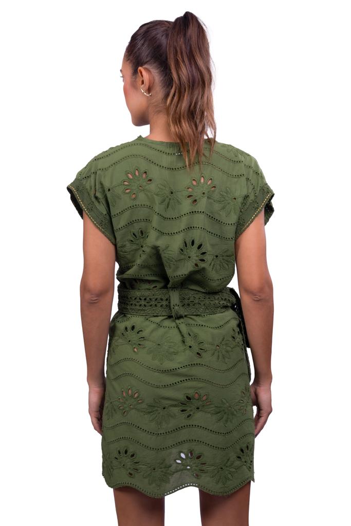 Tunique de plage SAINT-BARTH - TOKYO kimono avec ceinture