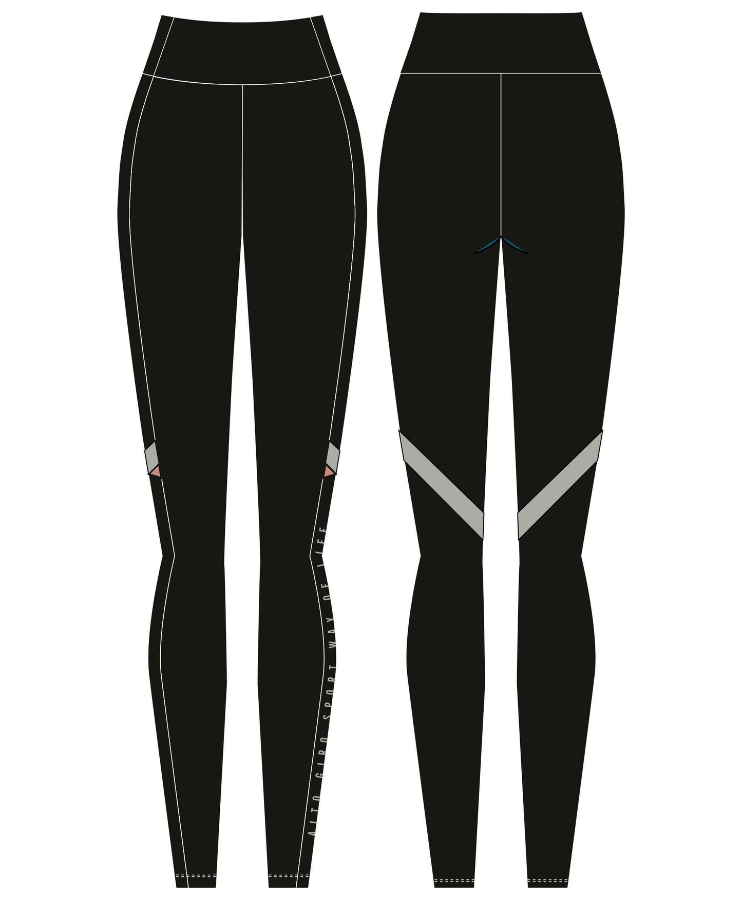 CANNES sports leggings - BAL HARBOR Performance fitness pants | Yoga, pilates, running