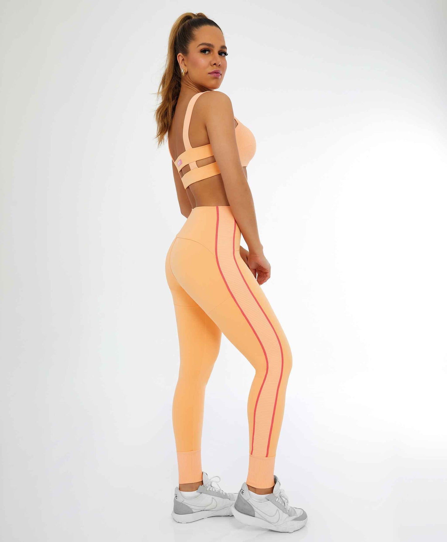 NEUILLY sports leggings - MONACO Comfortable peach skin fitness pants, yoga, pilates, running
