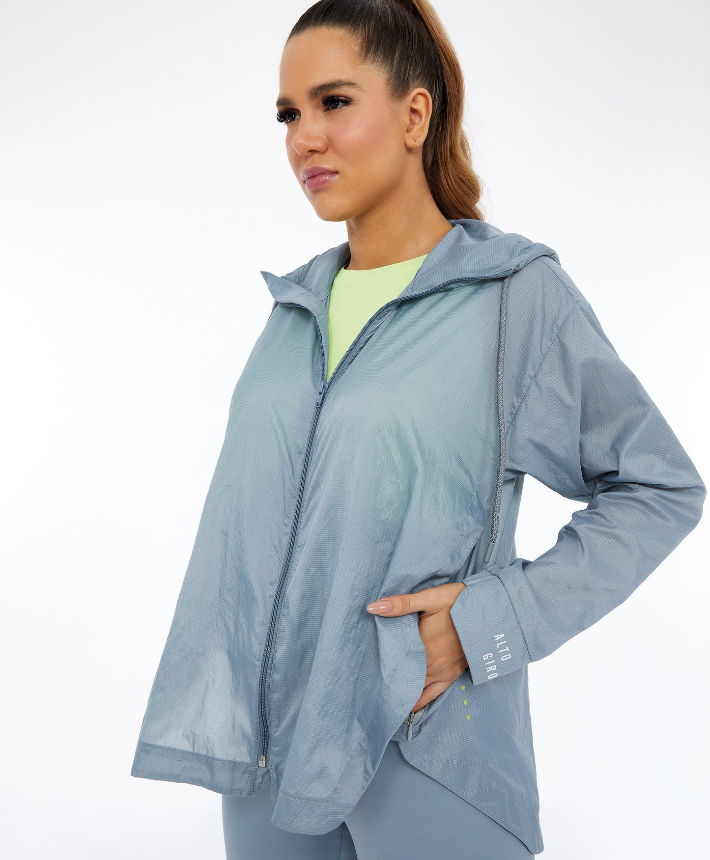 CANNES - MONACO sports jacket, windbreaker with reflective elements and pockets