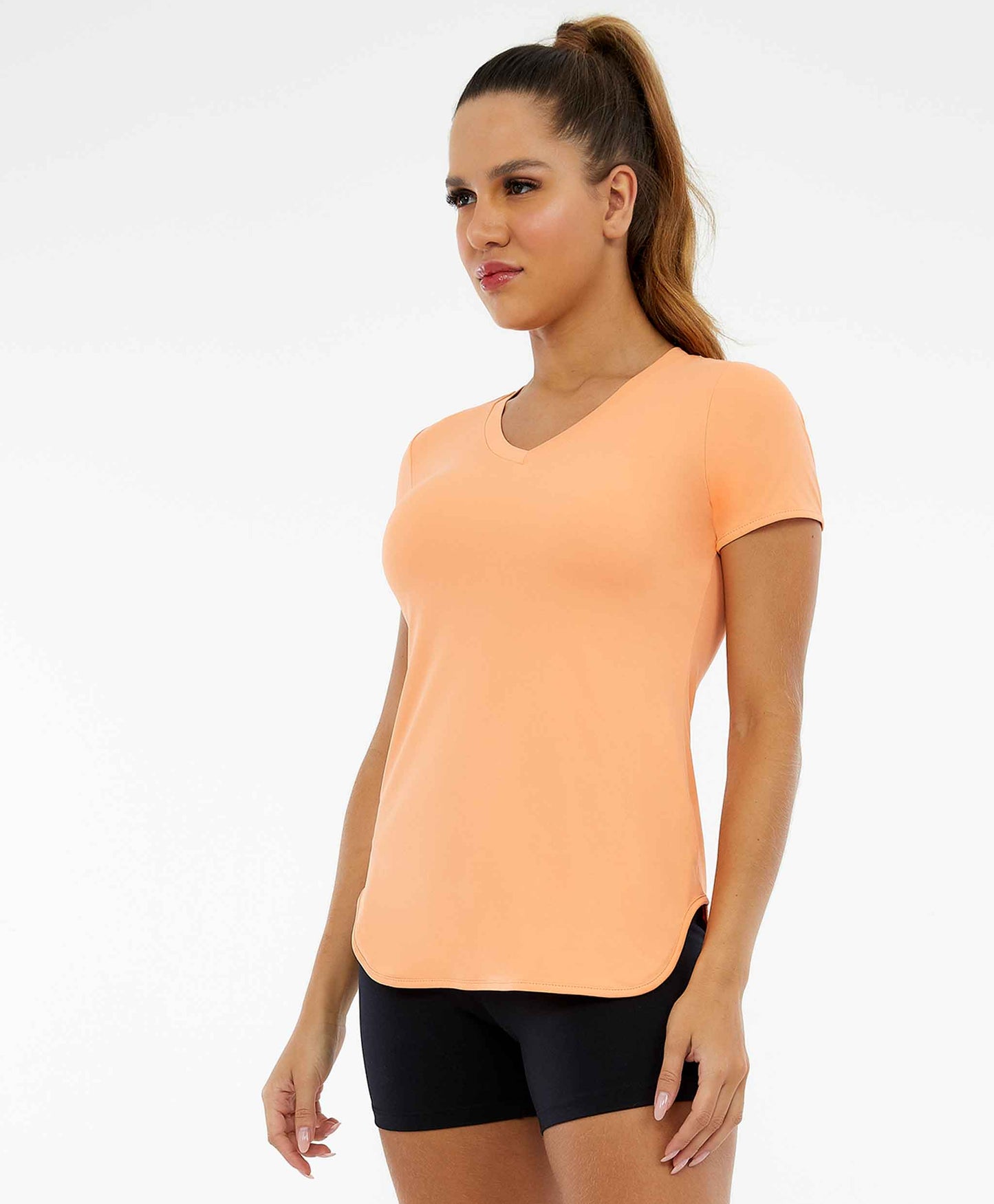 T-shirt de sport PARIS - ZURICH avec encolure V