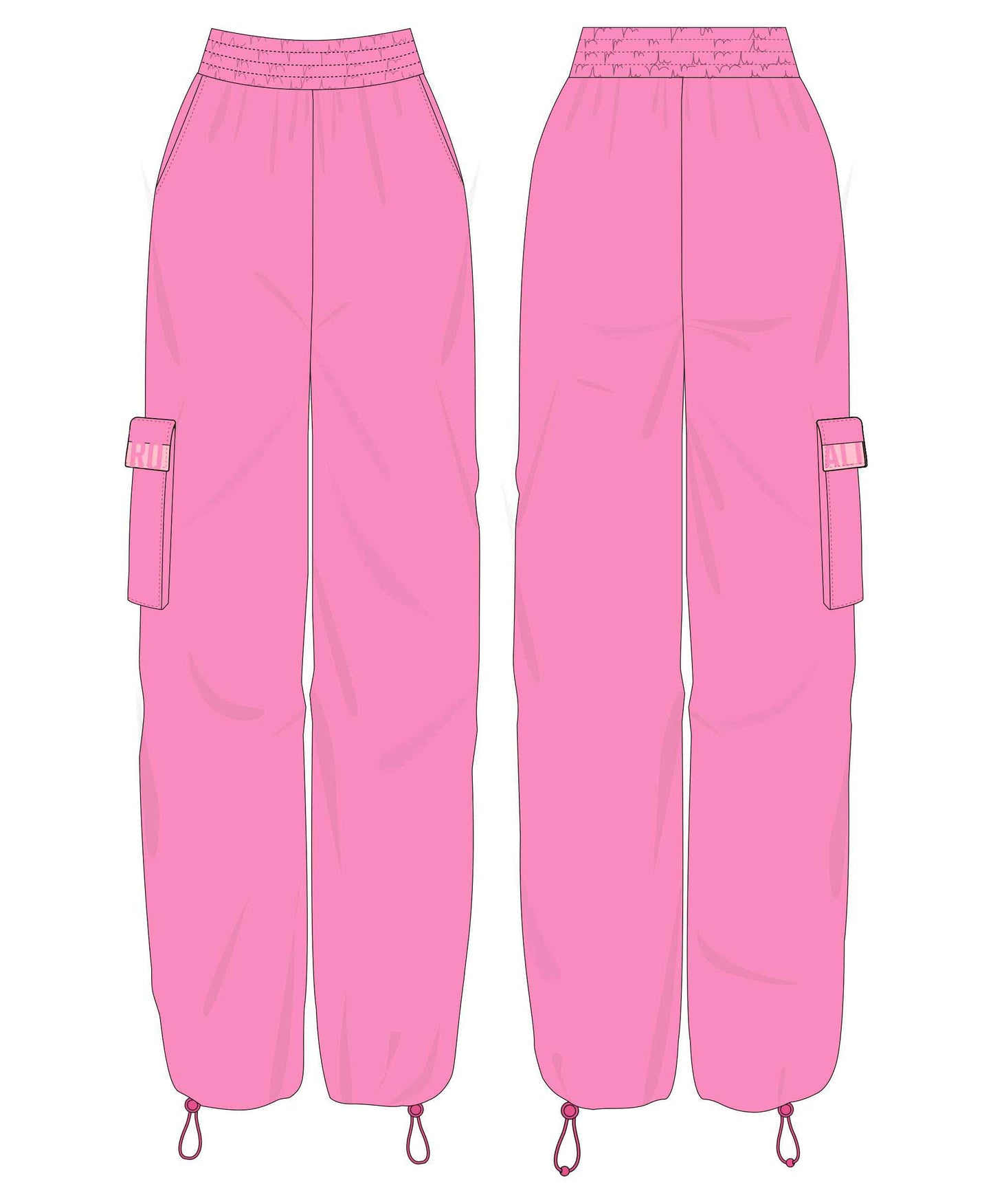 PARIS - DUBAI легкие мешковатые спортивные брюки с карманами