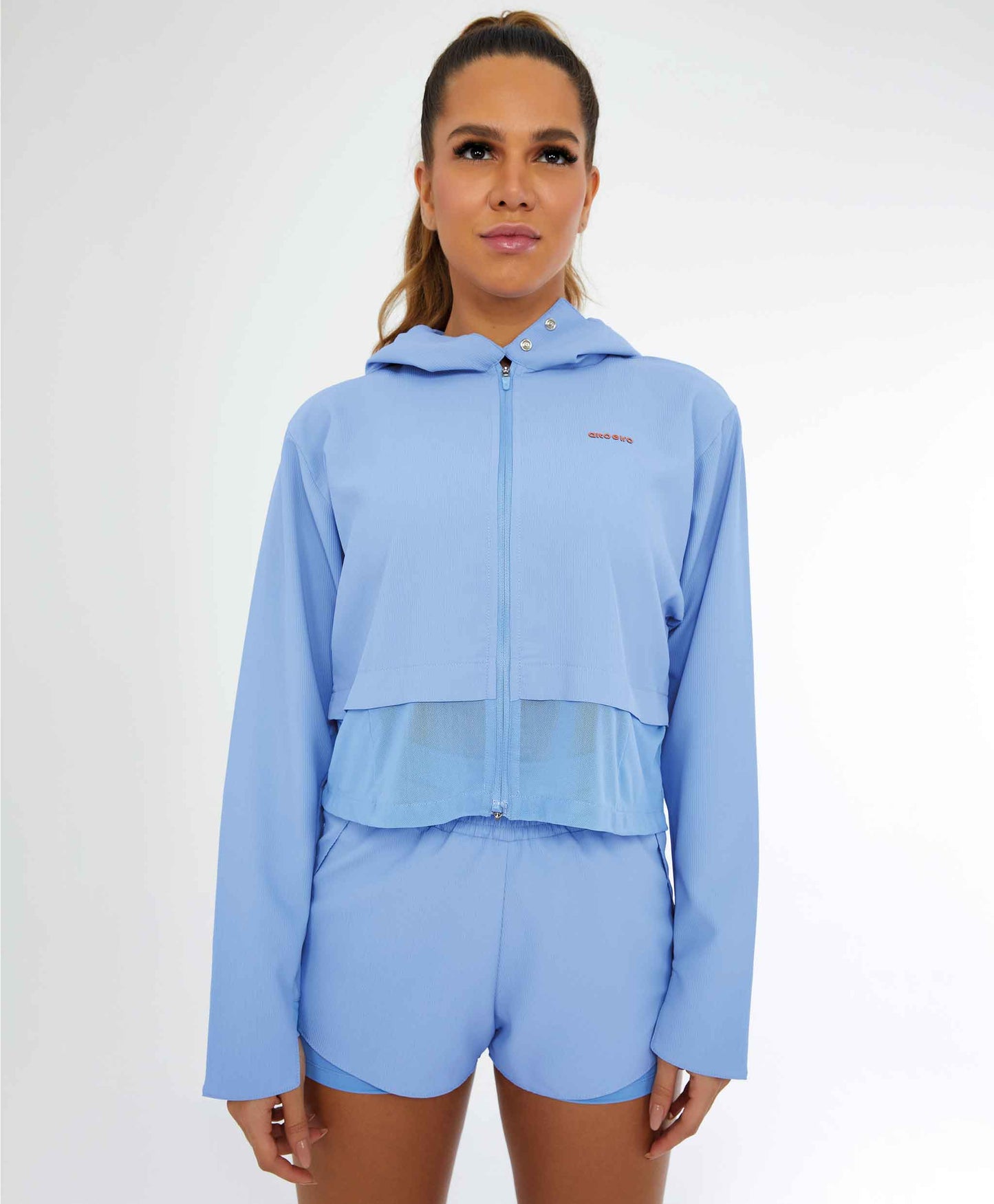 Sports jacket SAINT-TROPEZ - GENÈVE short anorak with hood and performance textile
