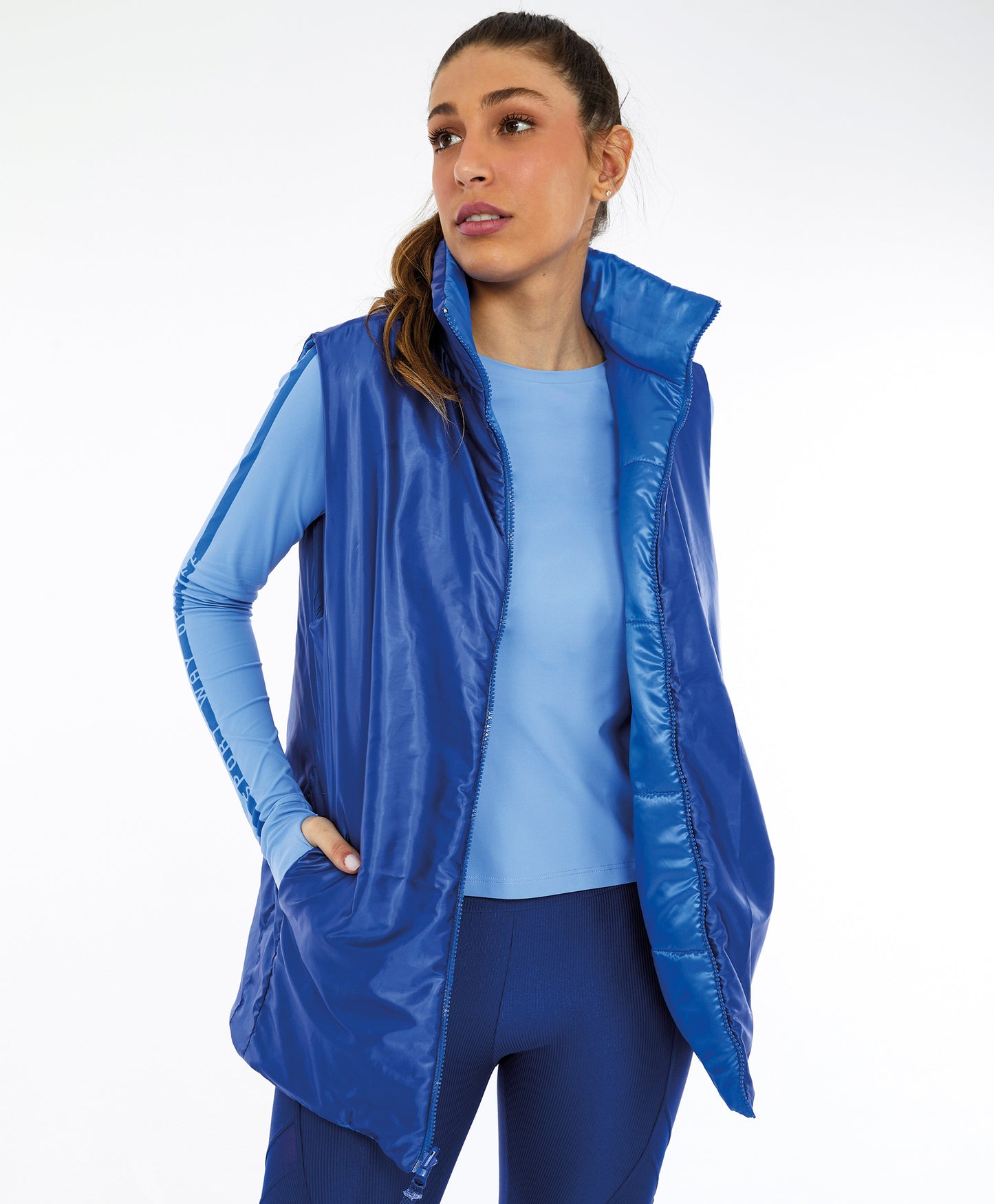 CANNES sports jacket - CAP FERRET reversible sleeveless down jacket