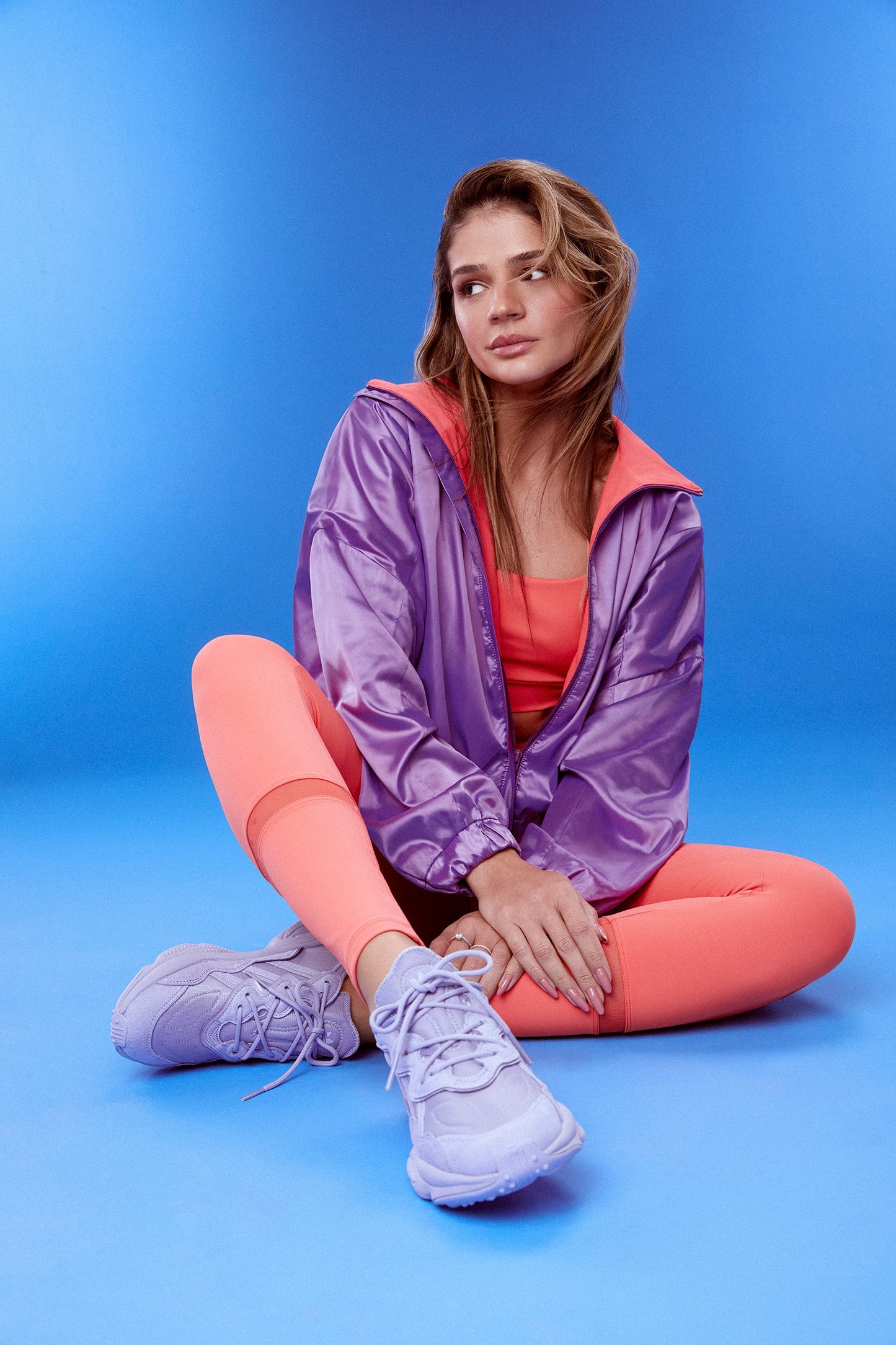 CANNES sports leggings - PARIS Coral fitness pants, patented Amni Soul Eco® biodegradable yarn